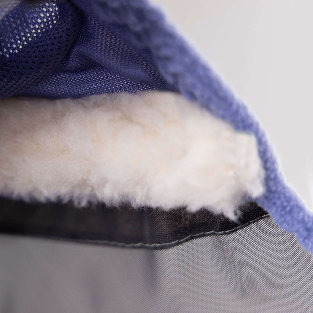 FlyGuard by Shires Fliegenmaske Pro Fine Mesh mit Ohren und Nase Sky