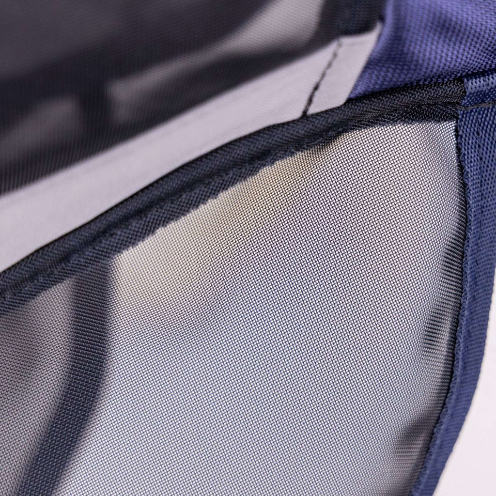 FlyGuard by Shires Fliegenmaske Pro Fine Mesh met Ooruitsparing en Neusflap Navy