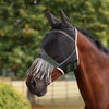 FlyGuard by Shires Fliegenmaske Pro Air Motion mit Ohren und Fransen Khaki