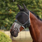 FlyGuard by Shires Fliegenmaske Pro Air Motion mit Ohren und Fransen Khaki