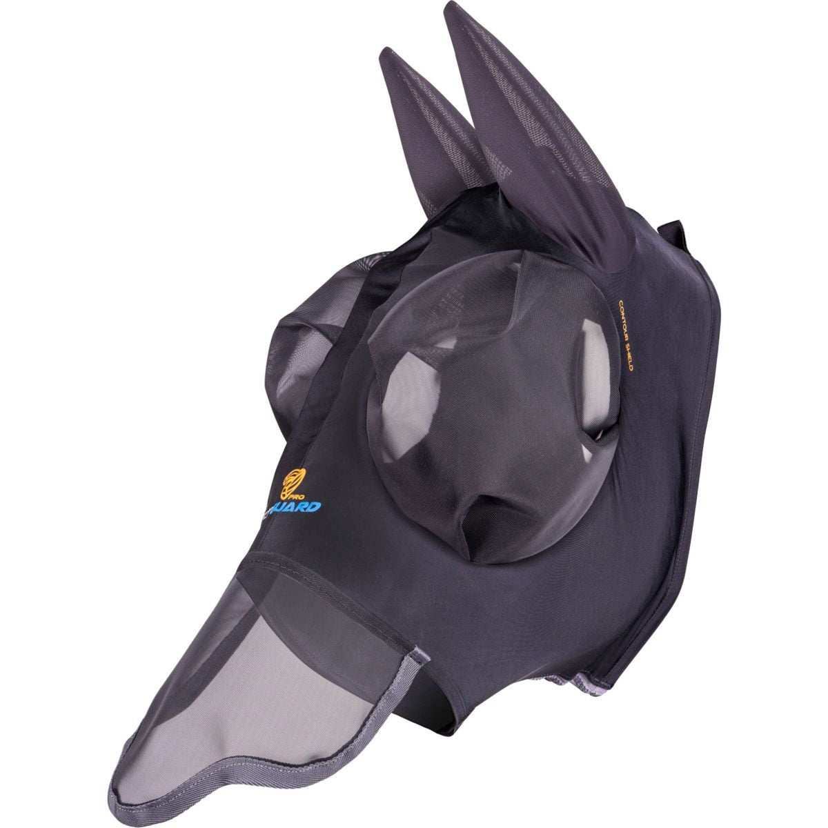 Shires Fliegenmaske Stretch Mit Nase Jet Black