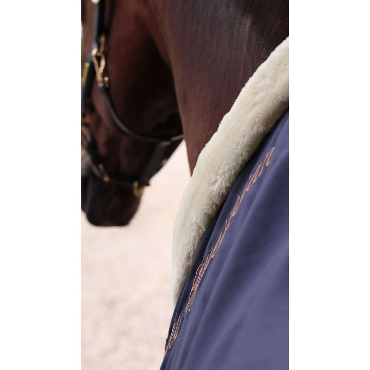 Shires Stalldecke Deluxe Navy