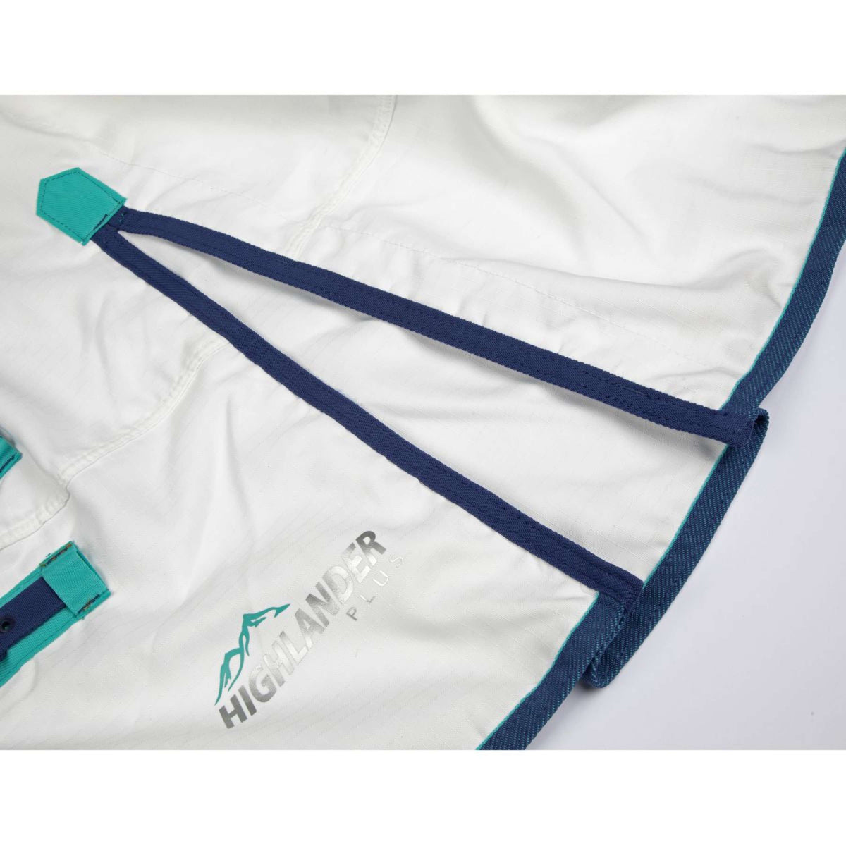 Highlander Plus Ekzemerdecke Sweet-Itch Combo Weiß/Airforce