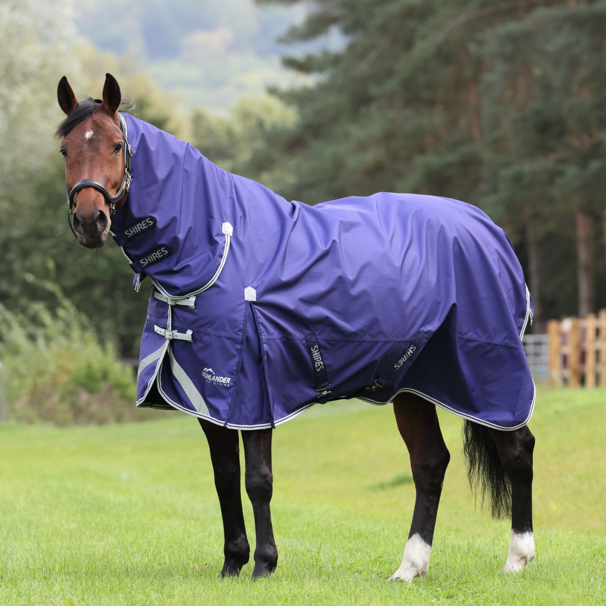 Shires Regendecke Original Lite Turnout Combo Navy