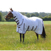 Highlander Plus by Shires Fliegendecke Combo Weiß/Black Cherry