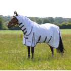 Highlander Plus by Shires Fliegendecke Combo Weiß/Black Cherry