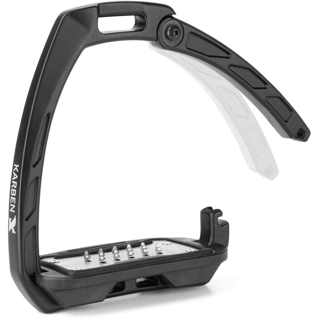 Karben by Shires Steigbügel Ultra Grip Schwarz