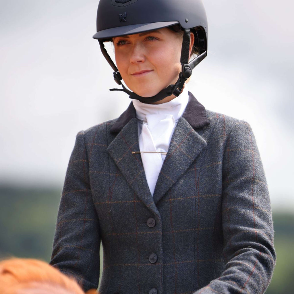 Aubrion by Shires Turnierjacket Saratoga Juniper Navy Check