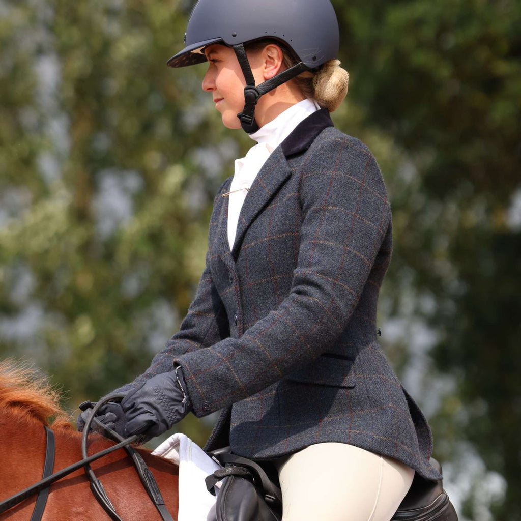 Aubrion by Shires Turnierjacket Saratoga Juniper Navy Check