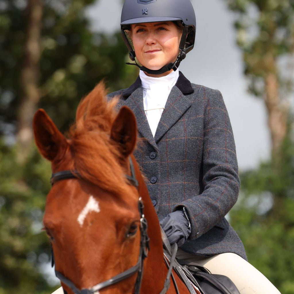 Aubrion by Shires Turnierjacket Saratoga Juniper Navy Check