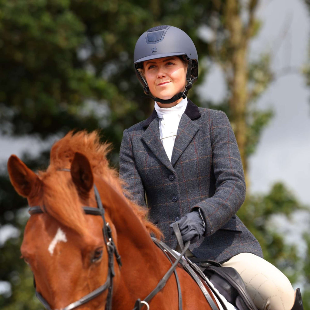 Aubrion by Shires Turnierjacket Saratoga Juniper Navy Check
