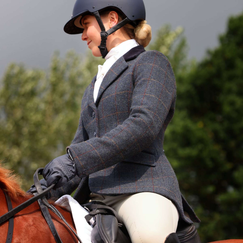 Aubrion by Shires Turnierjacket Saratoga Juniper Navy Check