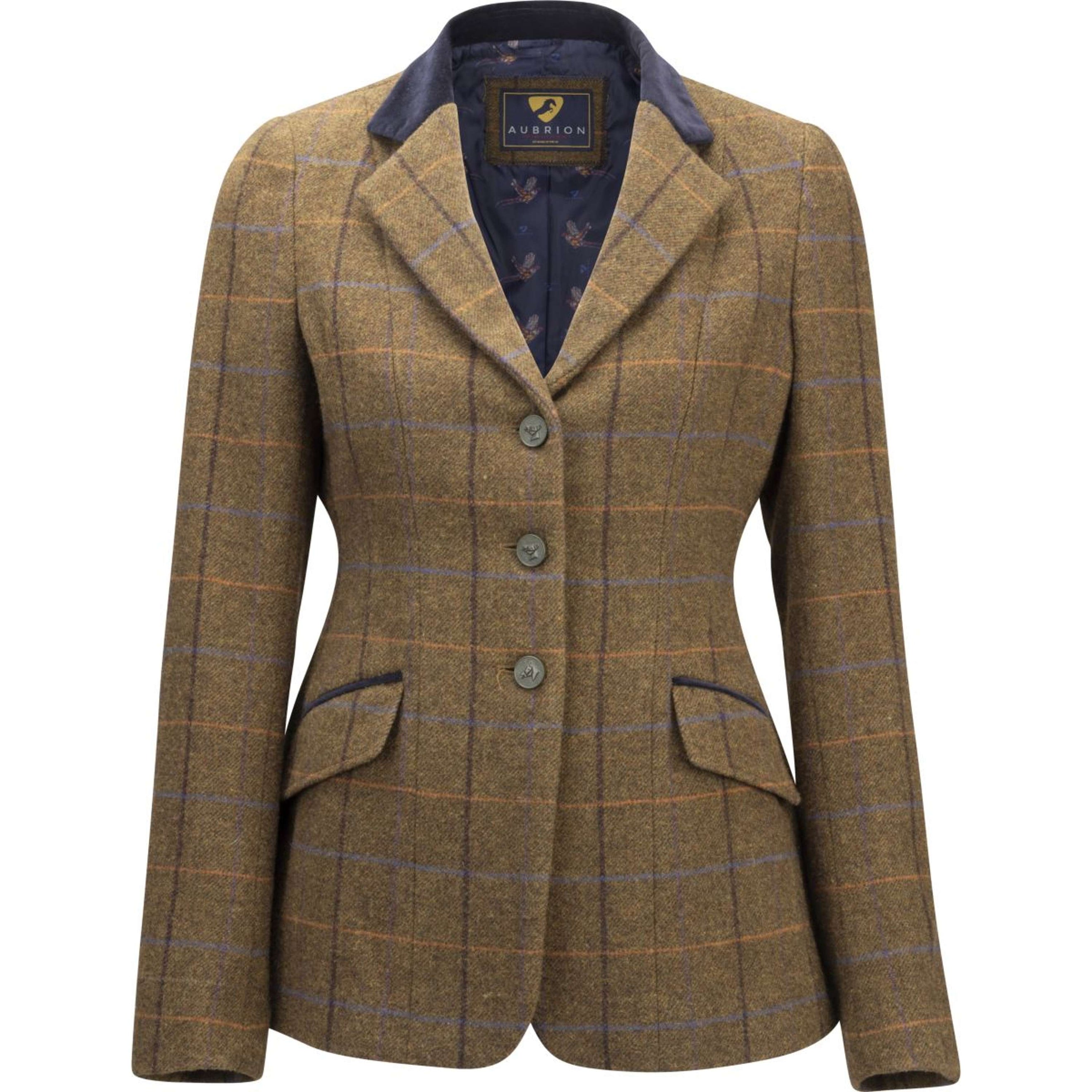 Aubrion by Shires Turnierjacket Saratoga Eichenbraun Check Aubrion by Shires Turnierjacket Saratoga Eichenbraun Check