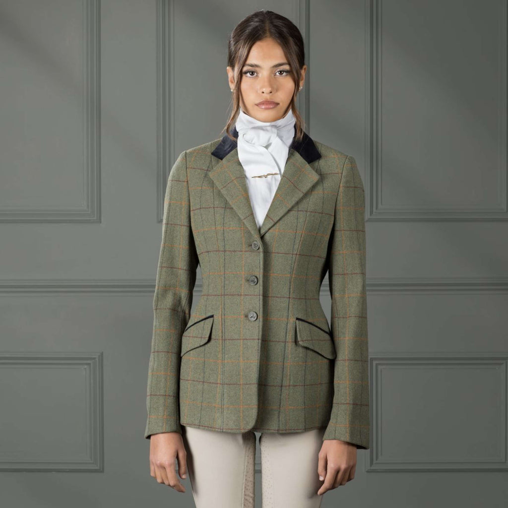 Aubrion by Shires Turnierjacket Saratoga Rot/Gelb/Blau Check