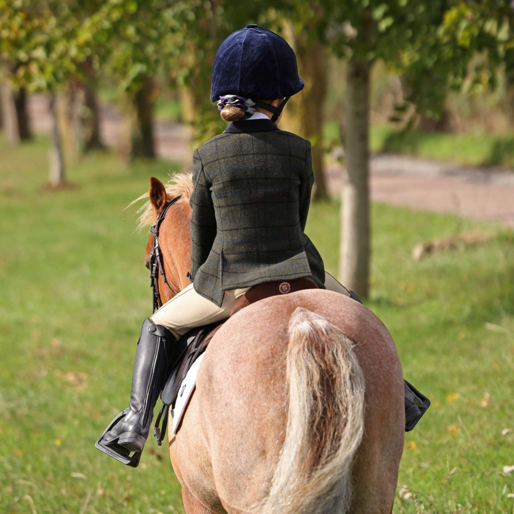 Aubrion by Shires Turnierjacket Saratoga Kinder Dunkel Grün Check