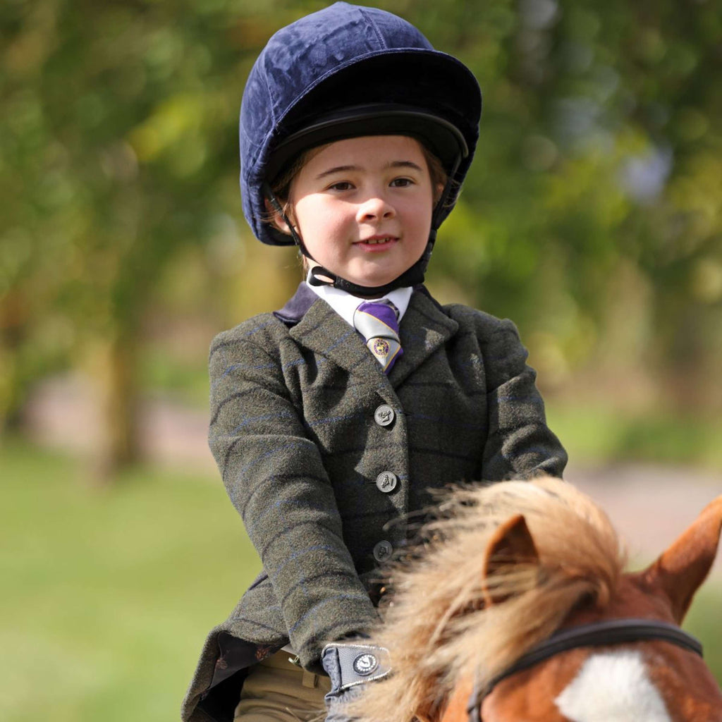 Aubrion by Shires Turnierjacket Saratoga Kinder Dunkel Grün Check