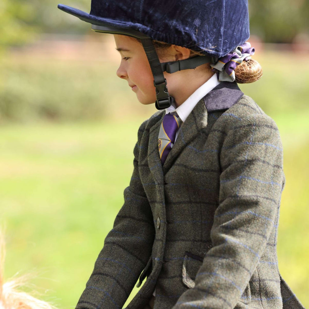 Aubrion by Shires Turnierjacket Saratoga Kinder Dunkel Grün Check