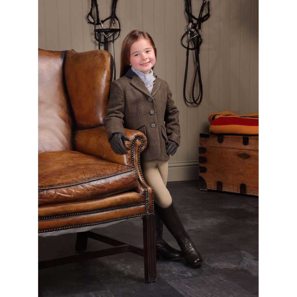 Aubrion by Shires Turnierjacket Saratoga Kinder Grün Check