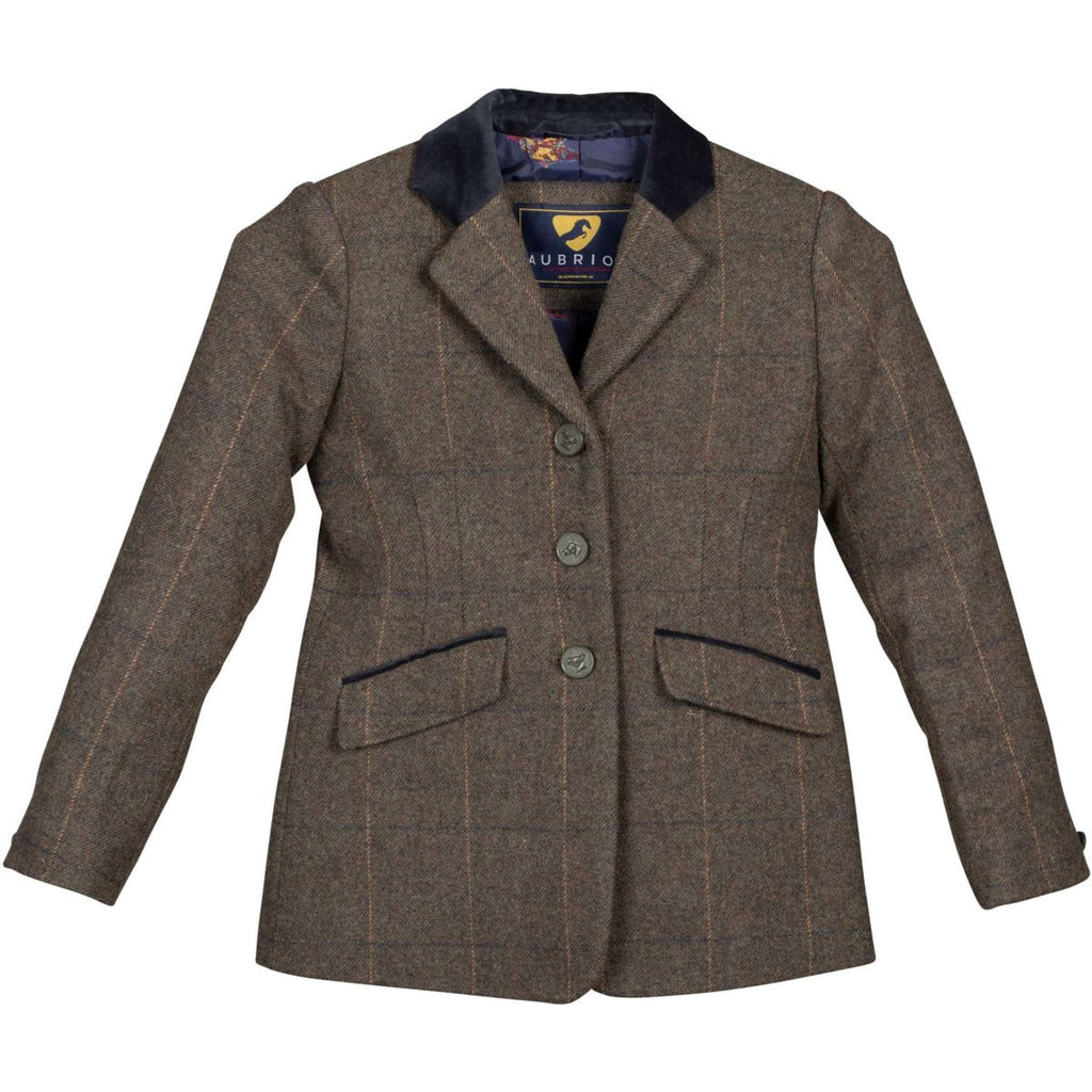 Aubrion by Shires Turnierjacket Saratoga Kinder Grün Check