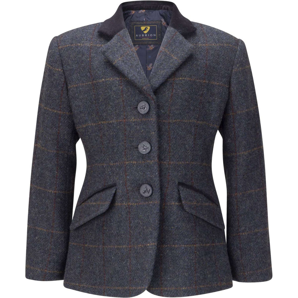 Aubrion by Shires Turnierjacket Saratoga Kinder Juniper Navy Check