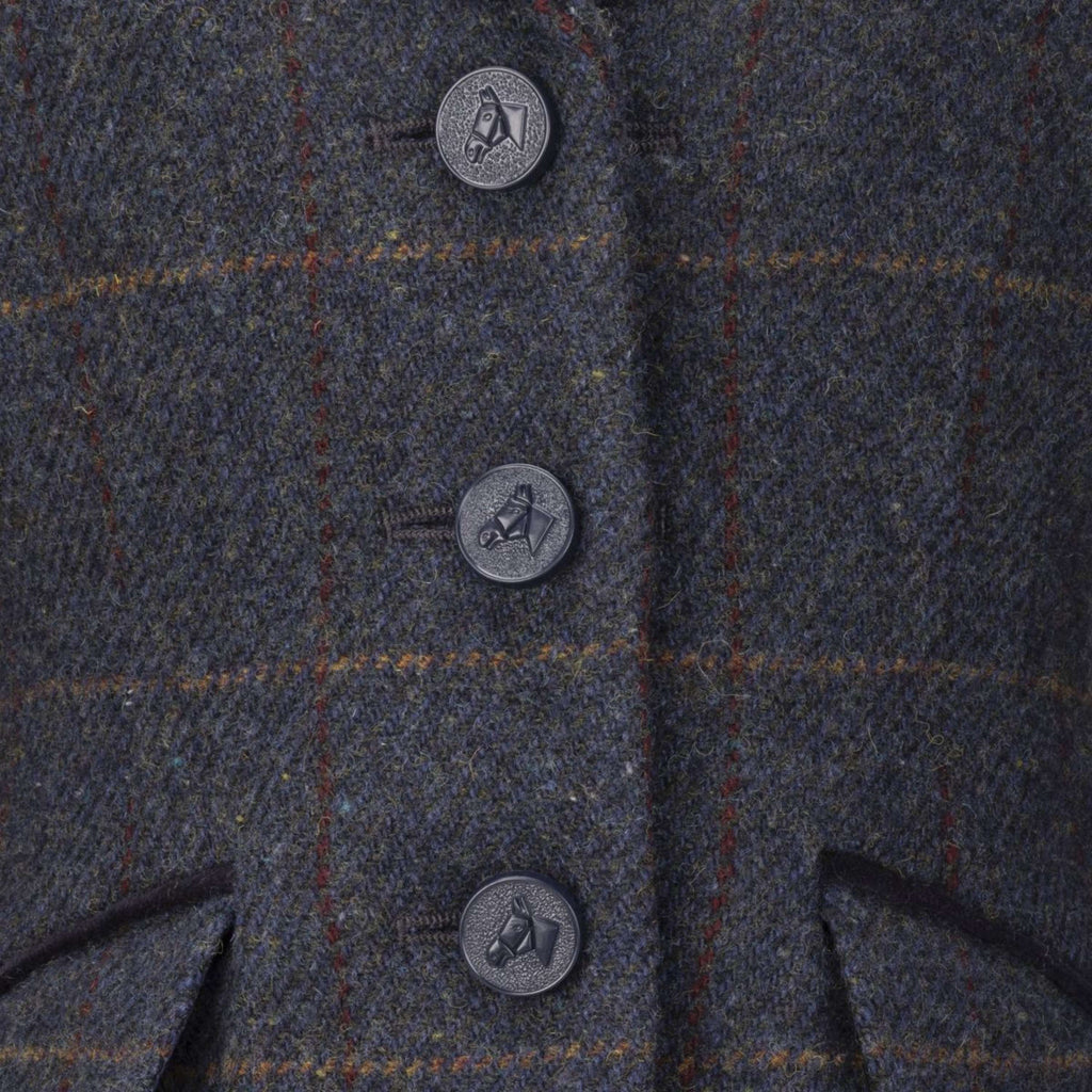 Aubrion by Shires Turnierjacket Saratoga Kinder Juniper Navy Check