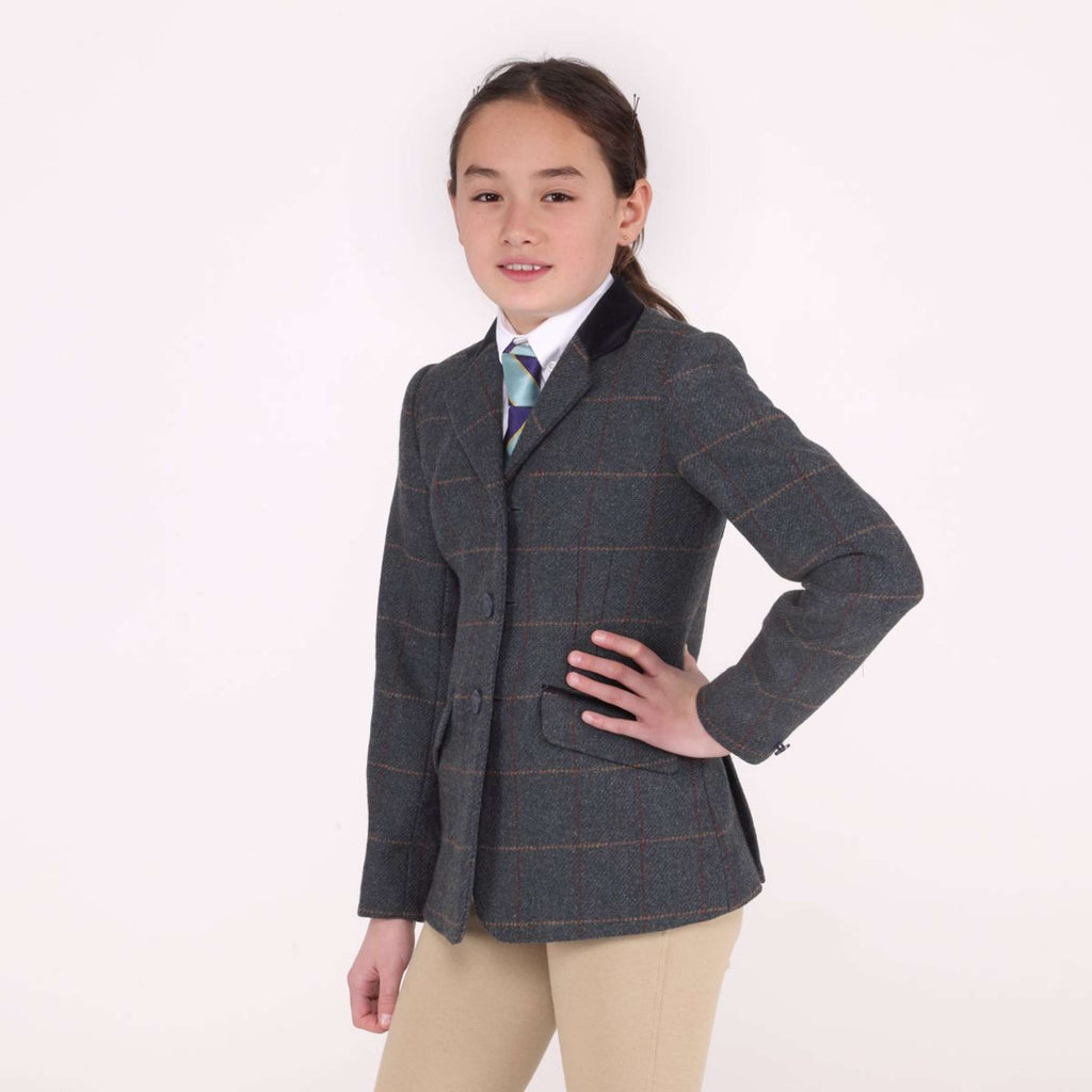 Aubrion by Shires Turnierjacket Saratoga Kinder Juniper Navy Check