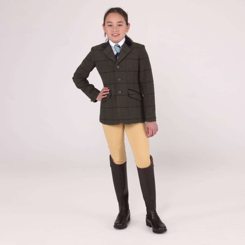 Aubrion by Shires Turnierjacket Saratoga Kinder Eichenbraun Check