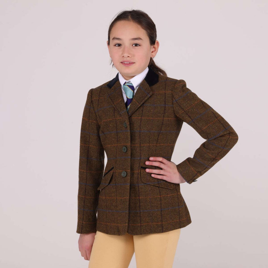 Aubrion by Shires Turnierjacket Saratoga Kinder Eichenbraun Check