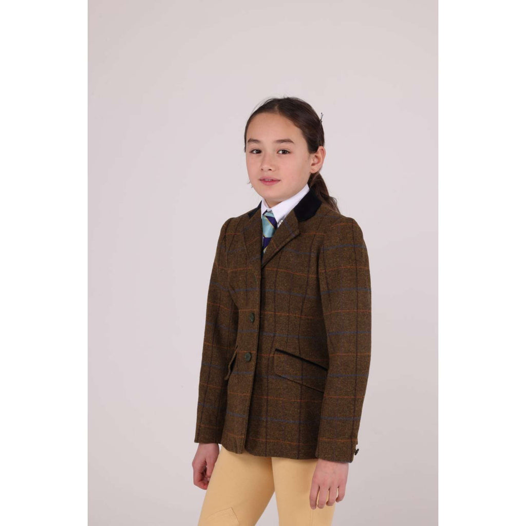 Aubrion by Shires Turnierjacket Saratoga Kinder Eichenbraun Check