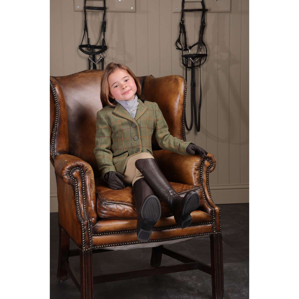 Aubrion by Shires Turnierjacket Saratoga Kinder Rot/Gelb/Blau Check