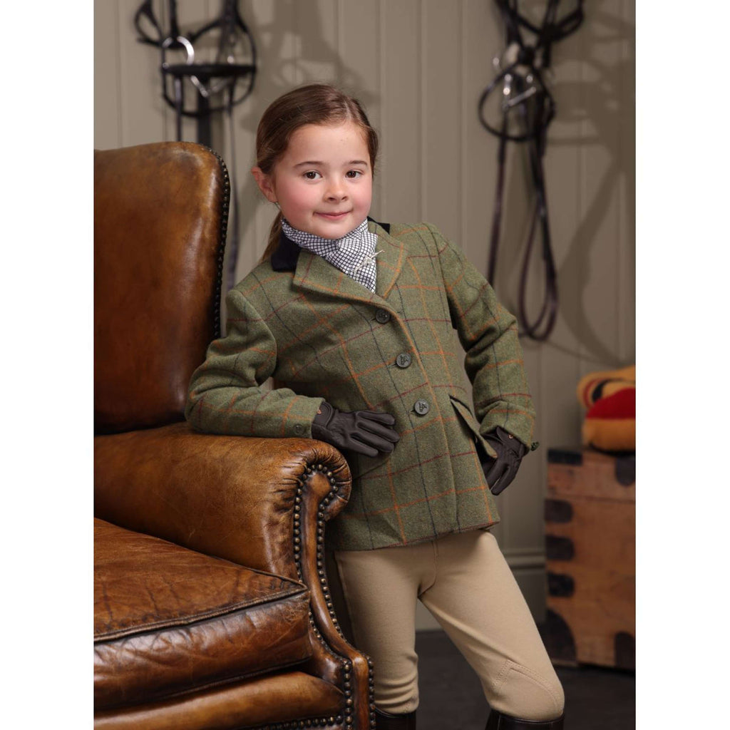Aubrion by Shires Turnierjacket Saratoga Kinder Rot/Gelb/Blau Check