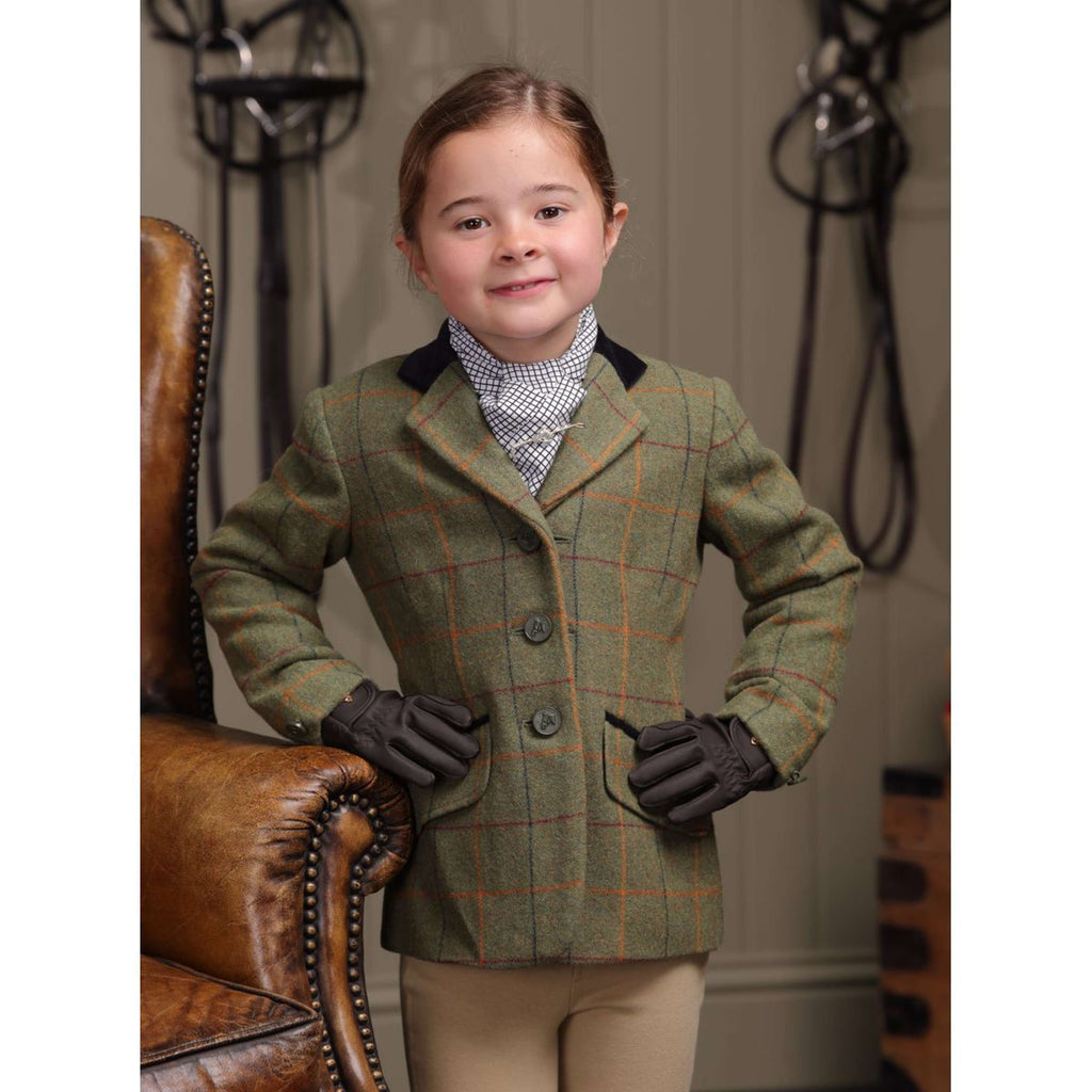 Aubrion by Shires Turnierjacket Saratoga Kinder Rot/Gelb/Blau Check