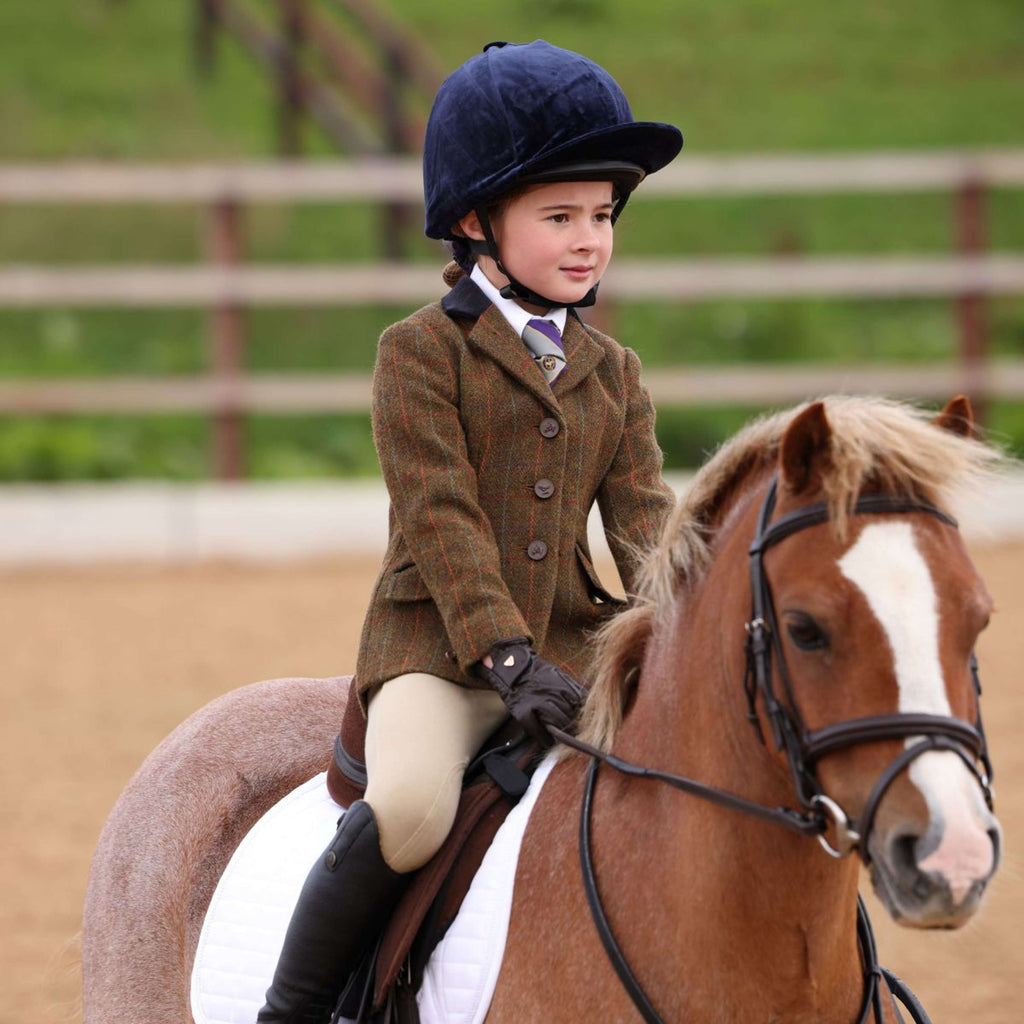 Aubrion by Shires Turnierjacket Saratoga Kinder Rost Check