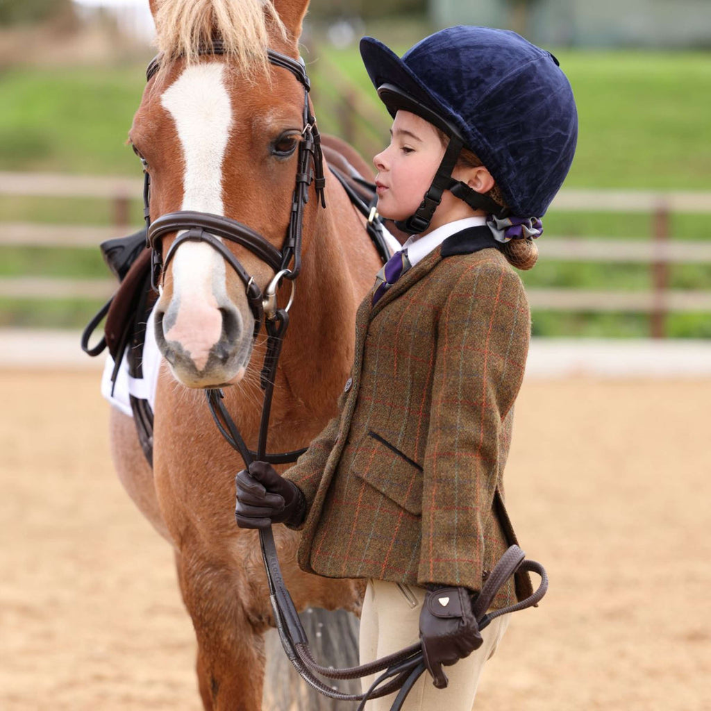 Aubrion by Shires Turnierjacket Saratoga Kinder Rost Check