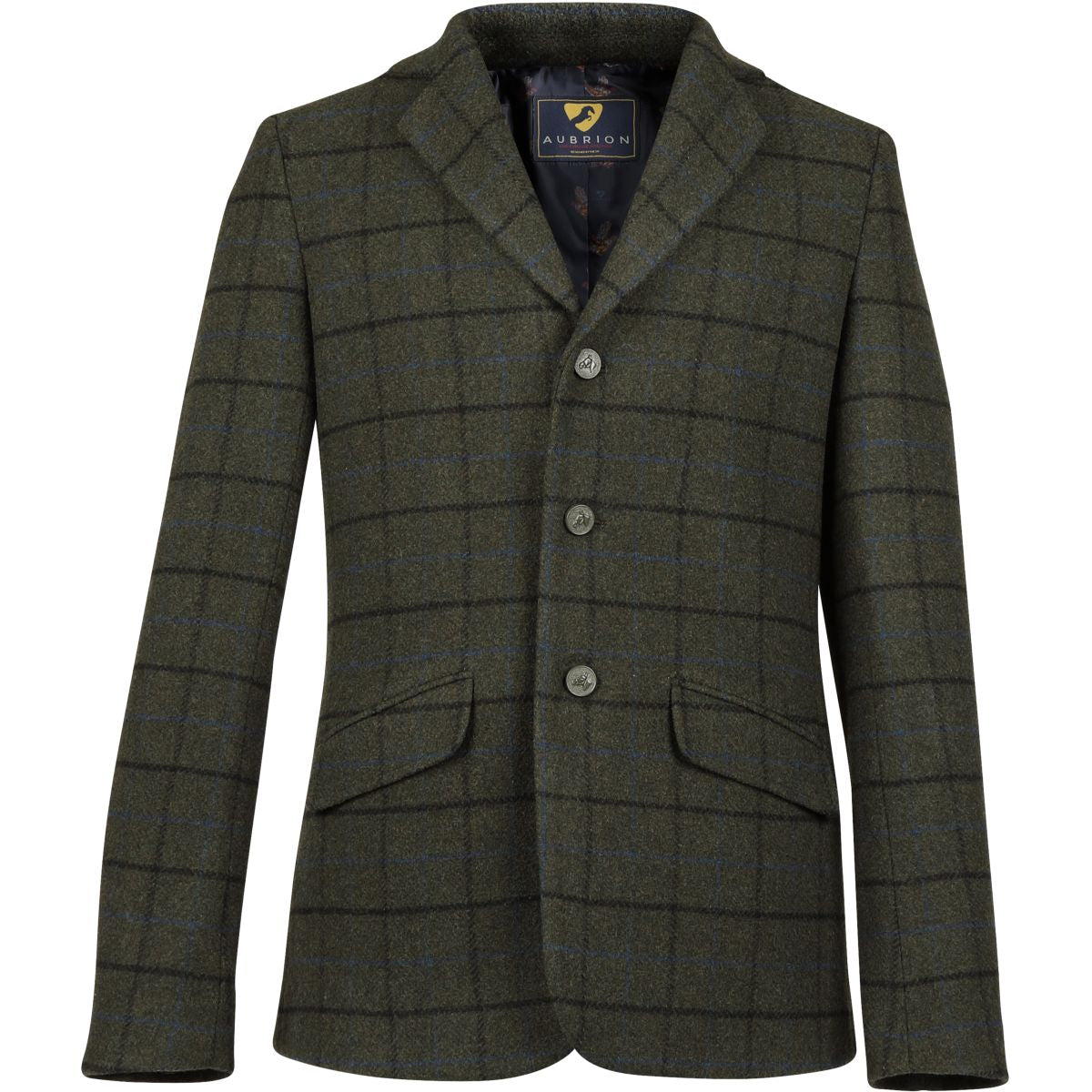 Aubrion by Shires Turnierjacket Saratoga Herren Dunkel Grün Check