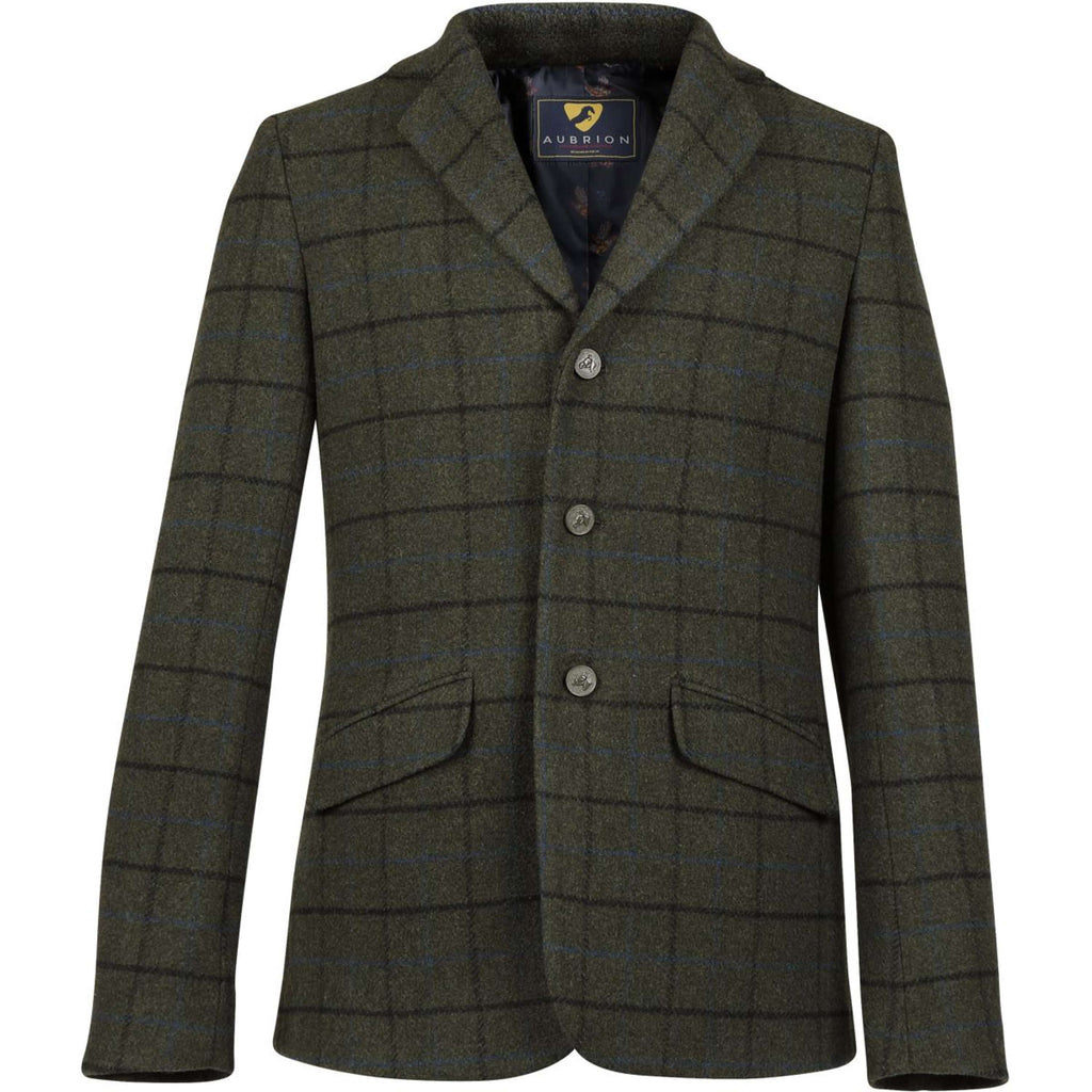 Aubrion by Shires Turnierjacket Saratoga Herren Dunkel Grün Check