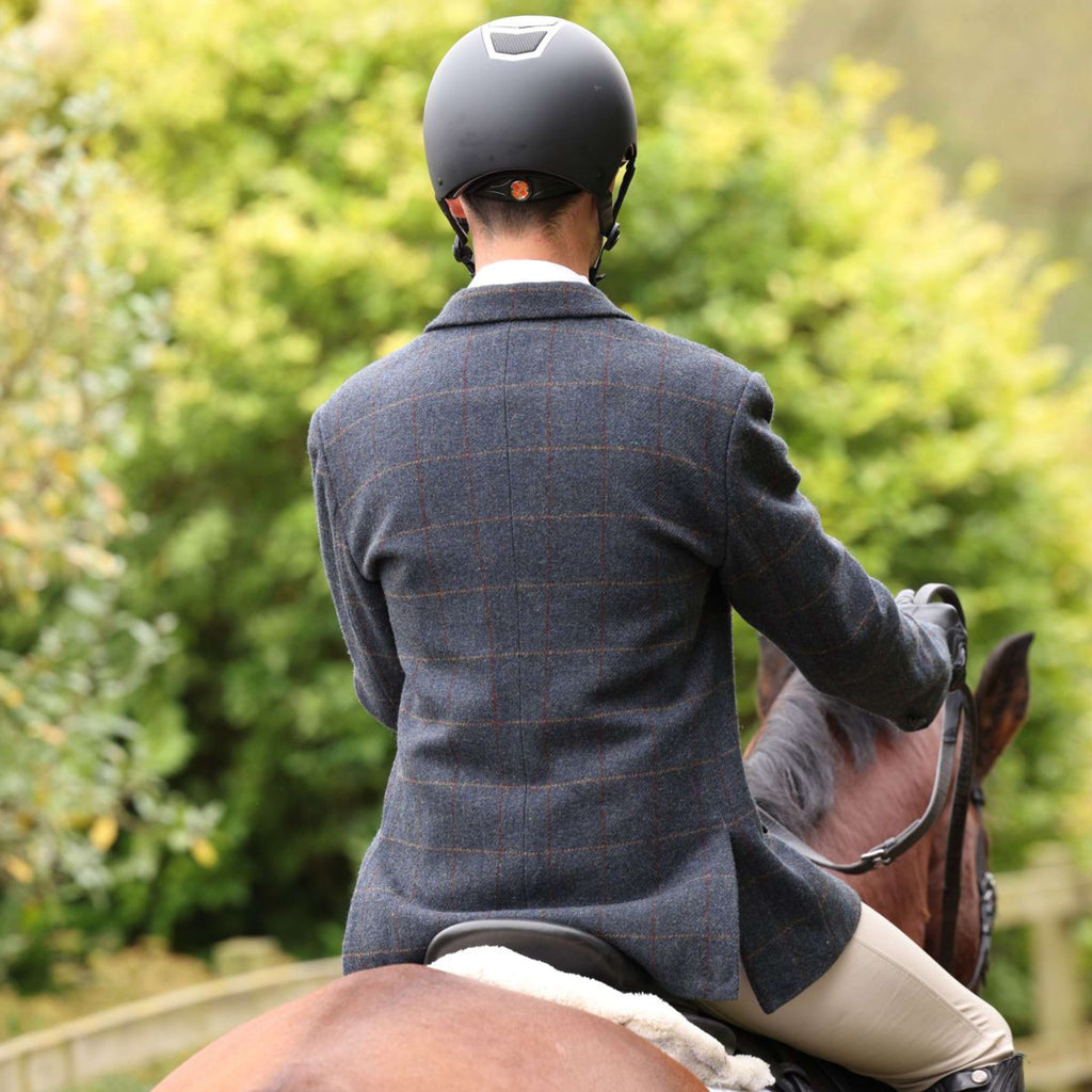 Aubrion by Shires Turnierjacket Saratoga Herren Juniper Navy Check