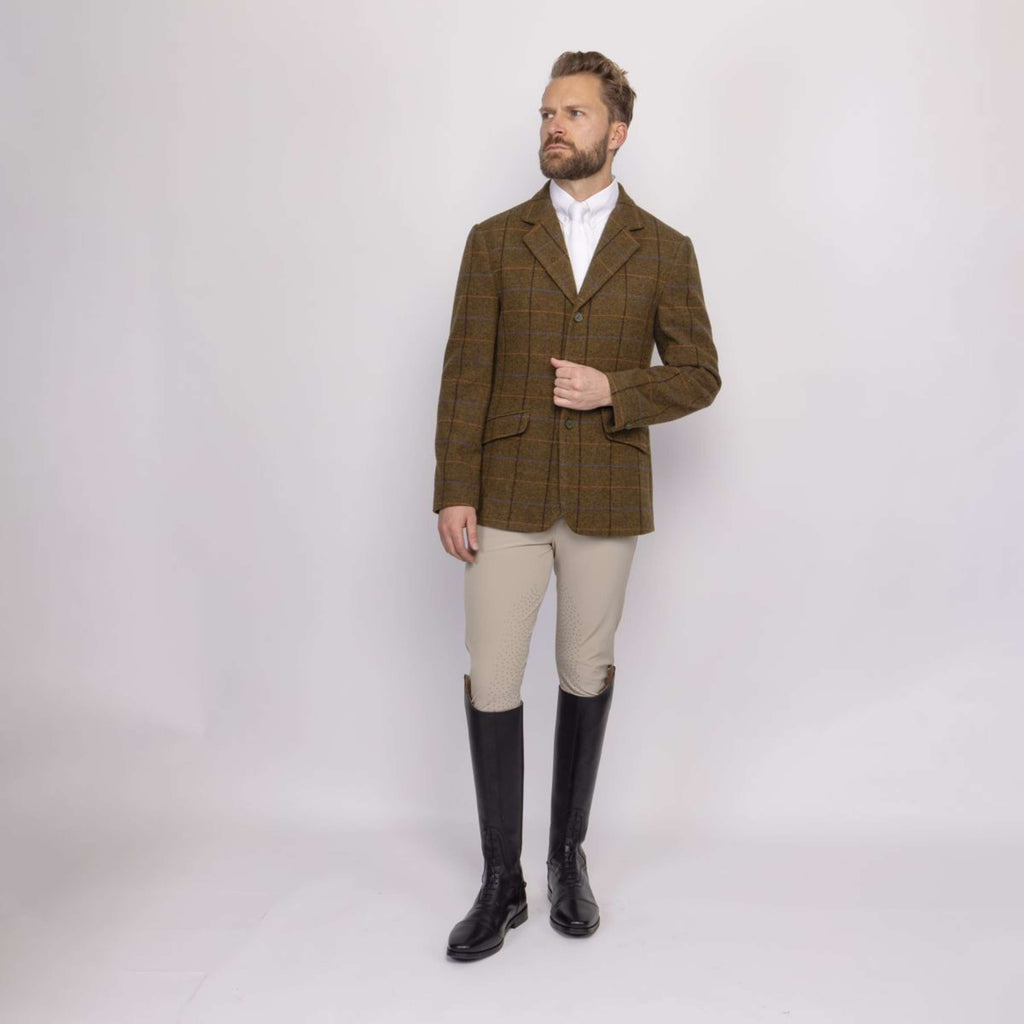Aubrion by Shires Turnierjacket Saratoga Herren Eichenbraun Check