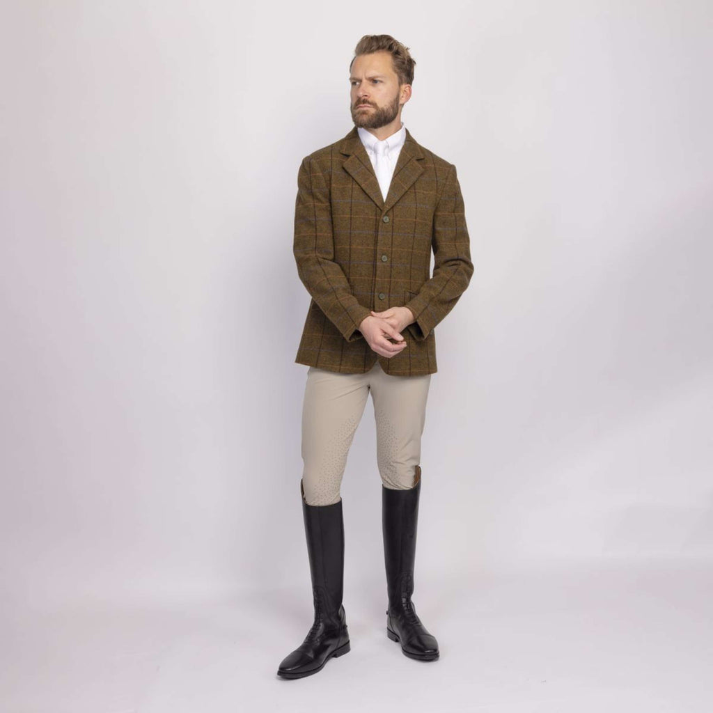 Aubrion by Shires Turnierjacket Saratoga Herren Eichenbraun Check
