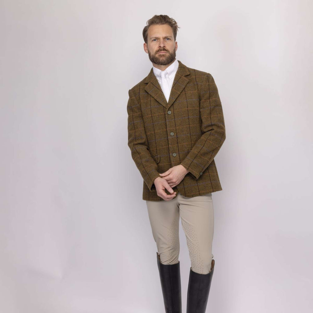 Aubrion by Shires Turnierjacket Saratoga Herren Eichenbraun Check