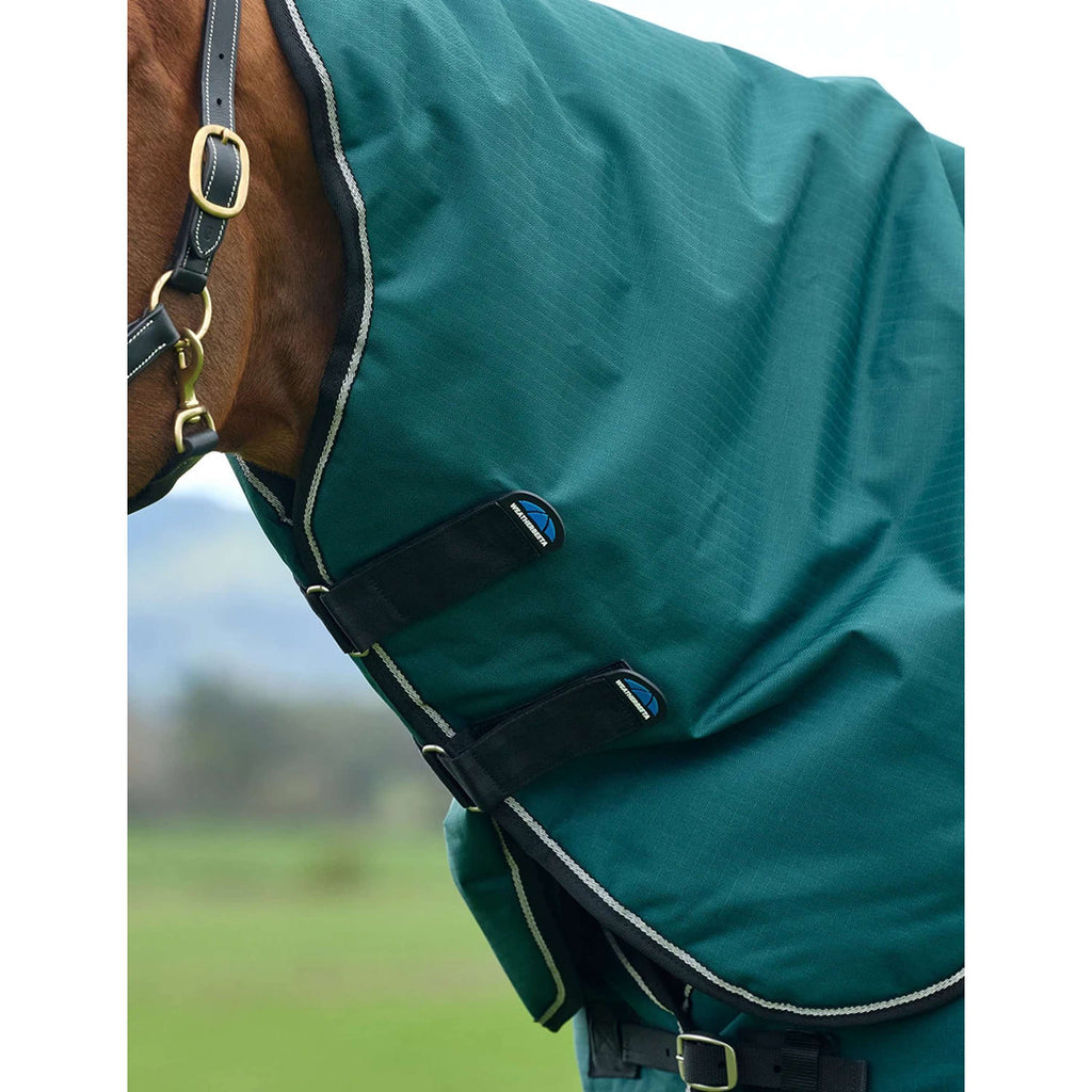 WeatherBeeta ComFiTec Classic Turnout Neck Cover 220g Forest Green/Black