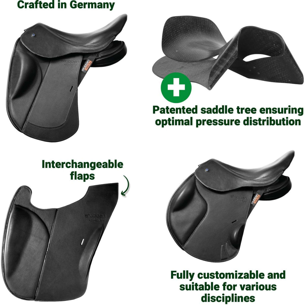 Stübben Dressursattel REVsport Schwarz