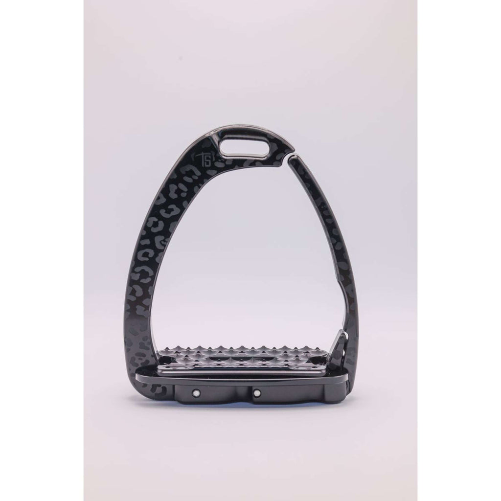 Tech Stirrups Steigbügel Venice Sloped Evo Leopard Black