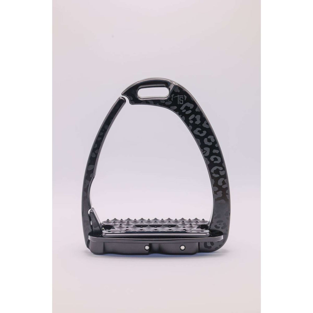 Tech Stirrups Steigbügel Venice Children Leopard Black
