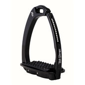 Tech Stirrups Steigbügel Venice Sloped Evo Swarovski Schwarz/Schwarz