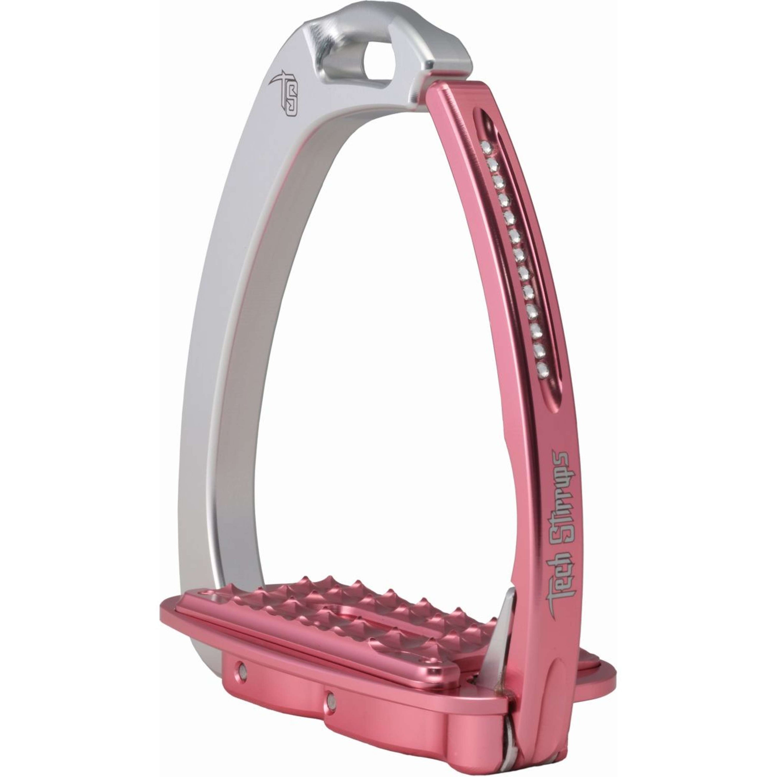 Tech Stirrups Steigbügel Venice Sloped Evo Swarovski Silber/Rosa Tech Stirrups Steigbügel Venice Sloped Evo Swarovski Silber/Rosa
