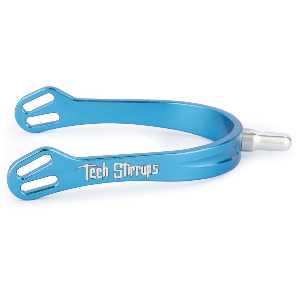 Tech Stirrups Knopfsporen Verona Extra Lang Blau