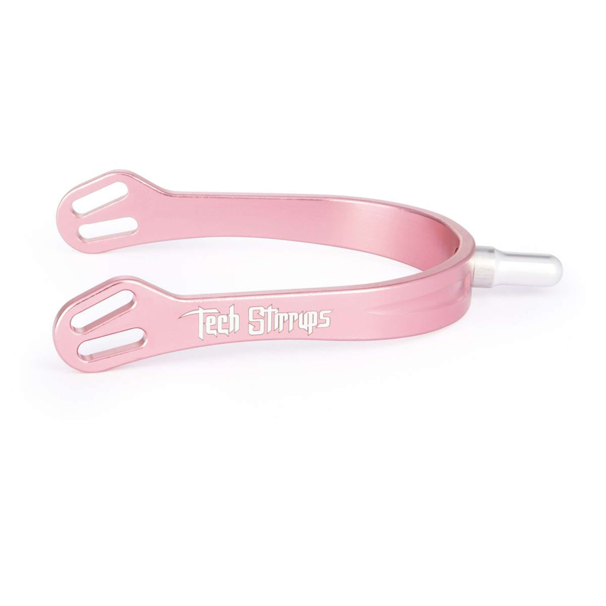 Tech Stirrups Knopfsporen Verona Extra Lang Rosa