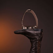 Tech Stirrups Steigbügel Venice Sloped EVO Leopard Brown