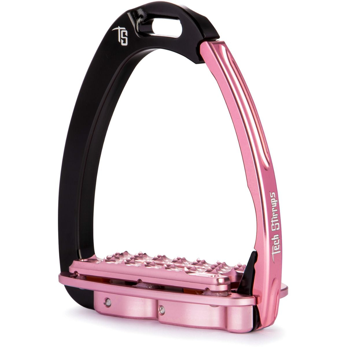 Tech Stirrups Steigbügel Venice Plus EVO Schwarz/Rosa